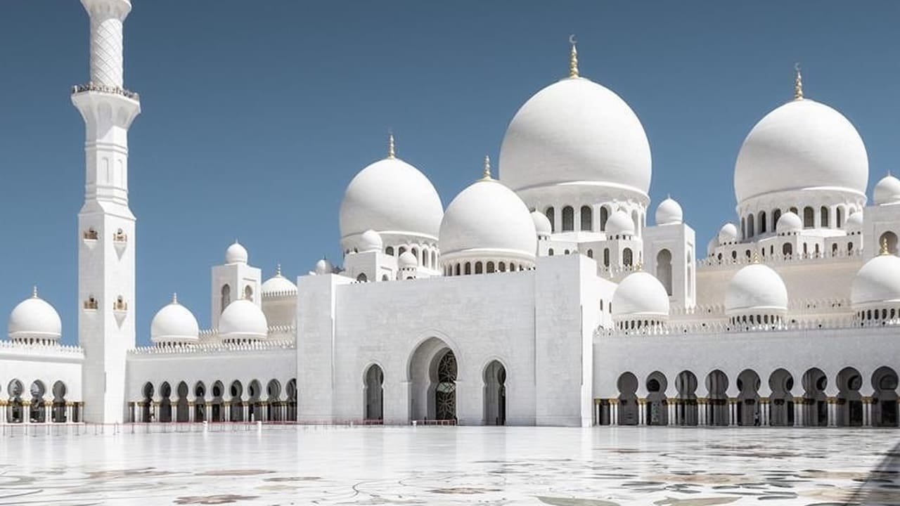 The Sheikh Zayed Grand Mosque in the United Arab Emirates